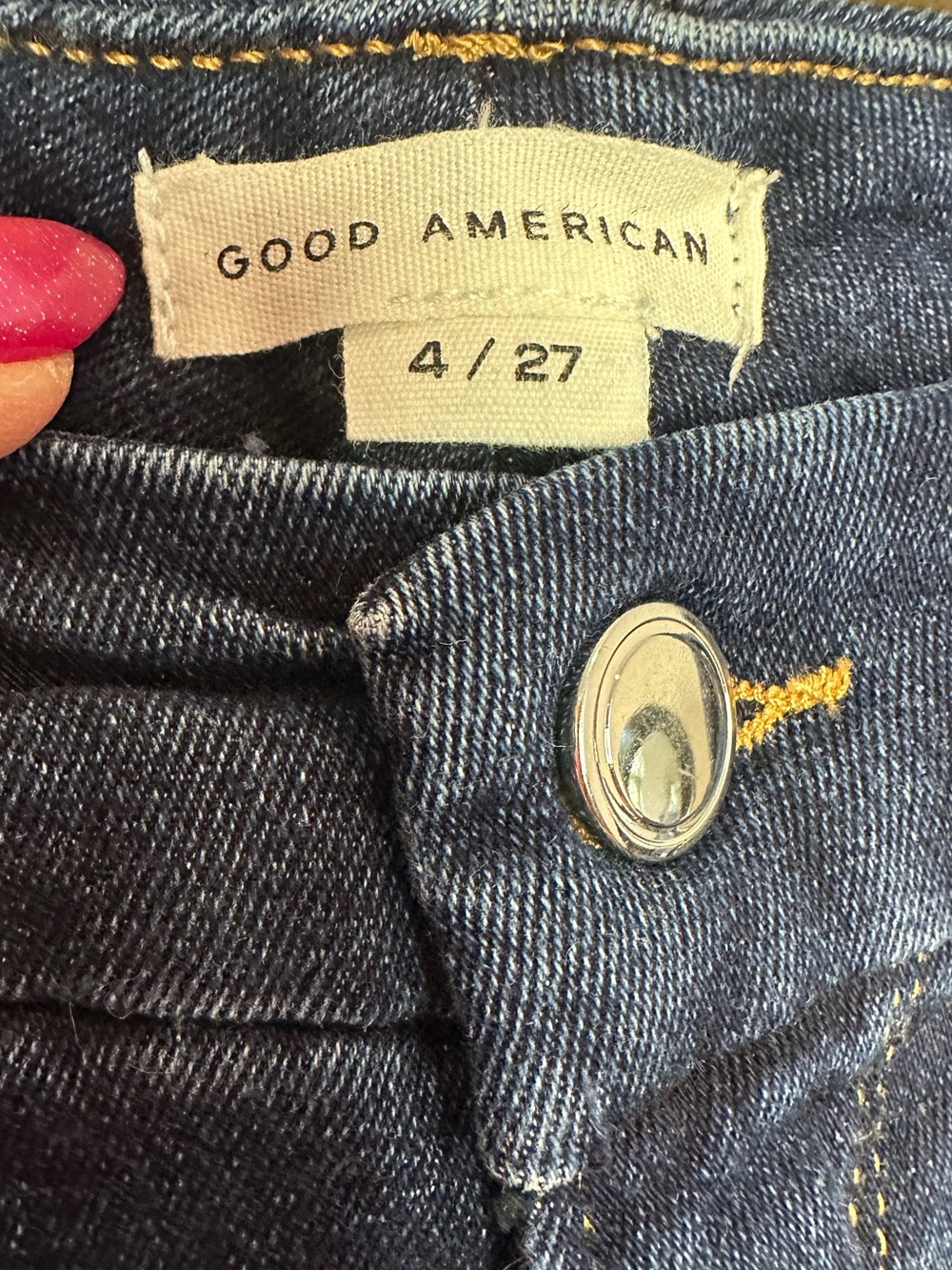 Good American Dark Blue Denim Jeans 4